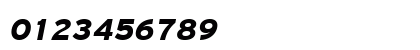 PF Highway Sans Pro Bold Italic Numeric Preview