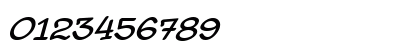 PaperBoy BB Italic Numeric Preview