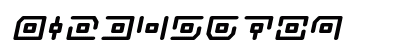 Neon Circuit Expanded Italic Expanded Italic Numeric Preview