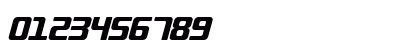 QUUB Black_Italic_R Numeric Preview