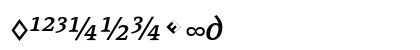 PageSerif-RegularItalicExp Regular Numeric Preview