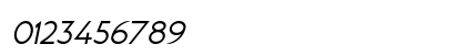 Juliett Italic Numeric Preview