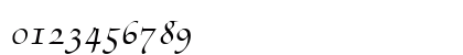 MediciScript LT Std Regular Numeric Preview