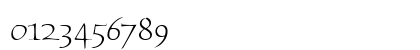 Humana Serif ITC Light Numeric Preview