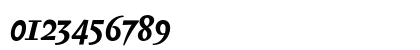 Biblon ITC Swash Bold Italic Numeric Preview