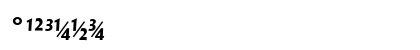 QuadraatSansCon Bold Italic Numeric Preview