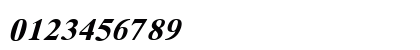 Tms Bold Italic Numeric Preview