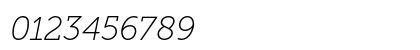 Museo Slab 100 Italic Numeric Preview