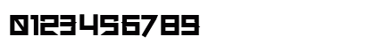 Super Maizen Regular Numeric Preview