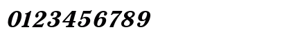 QuantAntiqua Bold Italic Numeric Preview