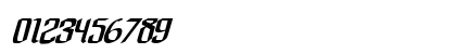 Kalufa Italic Numeric Preview