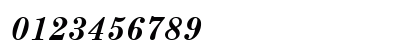 Century Schoolbook Eo Bold Italic Numeric Preview