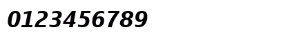 Nokia Sans Wide Bold Italic Preview