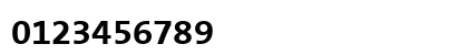 TheSans Bold Numeric Preview