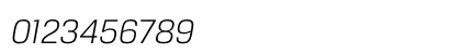 BreuerText Light Italic Numeric Preview