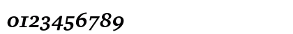 Charter ITC Bold Italic Numeric Preview