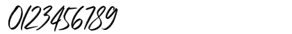 Carolissa Regular Numeric Preview