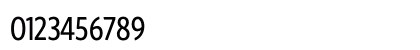 WhitneyCondensed Medium Numeric Preview