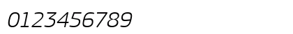 PF Square Sans Pro Light Italic Numeric Preview