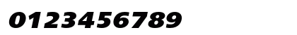 FreeSetExtraBoldC Italic Preview