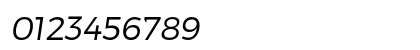Trueno Light Italic Preview