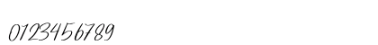 Antens Script Regular Numeric Preview