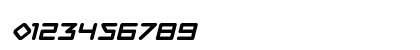 Tempest Apache Bold Italic Numeric Preview