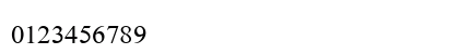 Scheherazade Regular Numeric Preview