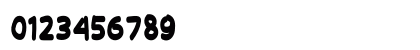 Funblob Free Bold Numeric Preview