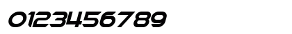 Chromia Supercap Bold Italic Numeric Preview