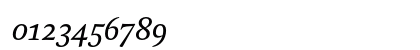 Kingfisher Italic Numeric Preview