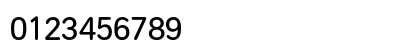 Aral-Type BQ Regular Numeric Preview