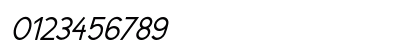 New Cicle Gordita Italic Numeric Preview