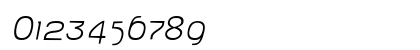 BabyMineThin Italic Numeric Preview