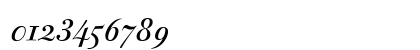 Acanthus Italic Numeric Preview