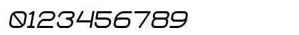 Queental Bold Italic Numeric Preview