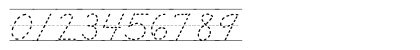 AbcCursiveDottedLined Regular Preview