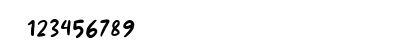 Arnold Letter- Demo Regular Numeric Preview