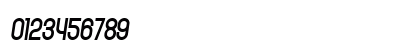 Policemen Black Italic Numeric Preview