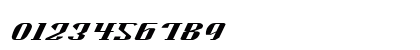 Alexander Bold Italic Numeric Preview