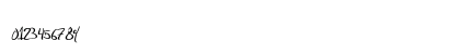 Jellyka's Handwriting, Back to 2008 Regular Numeric Preview