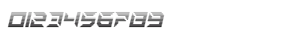 Zero Prime Gradient Italic Italic Numeric Preview