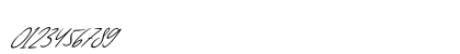 Anderson Signature Italic Regular Numeric Preview
