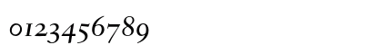 Fairfield LH 56 Medium Italic Swash OsF Numeric Preview