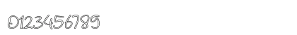 Noela Sherly Outline Regular Numeric Preview