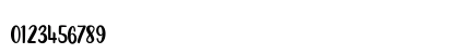 Boustown Sans Regular Numeric Preview