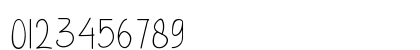 Writterose Regular Numeric Preview