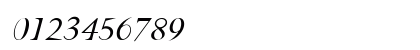 AFRetrospecta Italic Numeric Preview