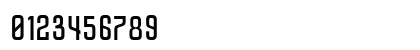 Measly Condensed SemiBold Numeric Preview