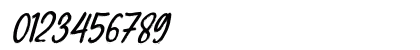 Rosttaly Script Italic Numeric Preview